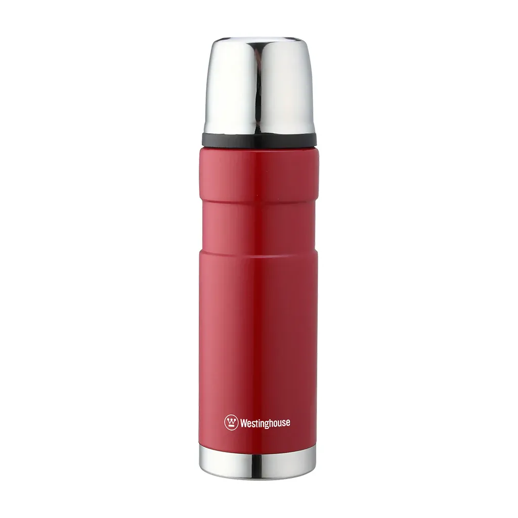 WESTINGHOUSE SS 800ML VACUUM BOTTLE RED