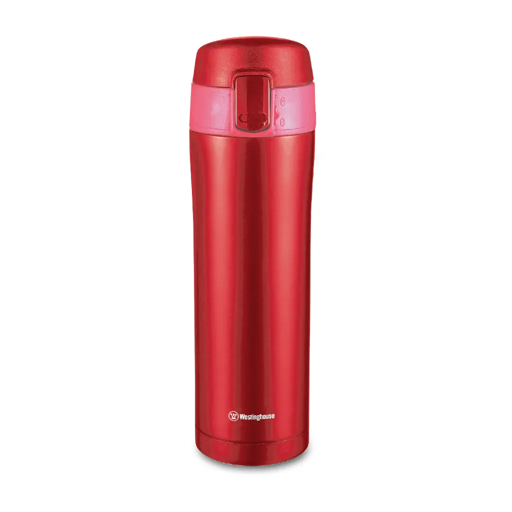 WESTINGHOUSE SS 450ML VACUUM BOTTLE RED