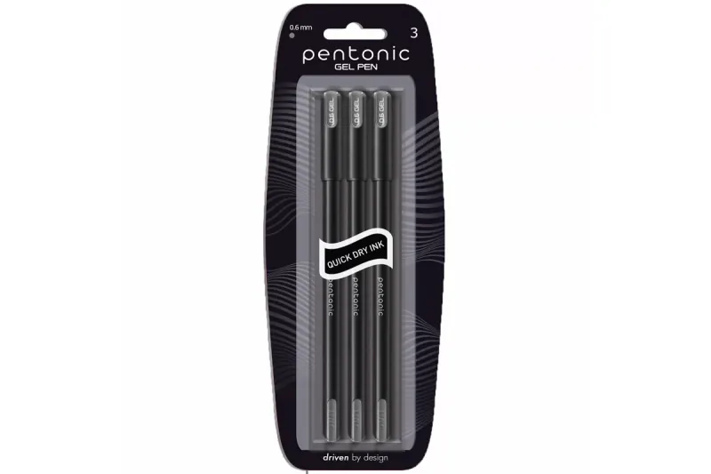 PENTONIC 3PCS 0.6MM GEL
PEN BLACK