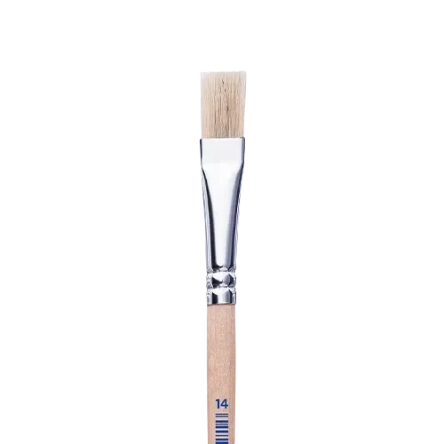 PELIKAN WHITE FLAT BRUSH NO12 613F