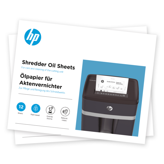 HP SHREDDER OIL SHEET 9133