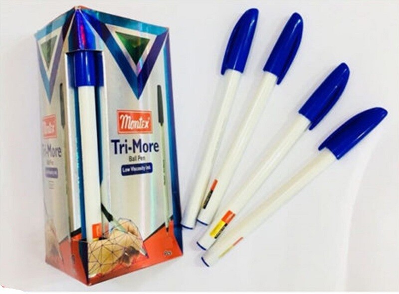 MONTEX 25PCS TRI-MORE BALL PEN ASSTD