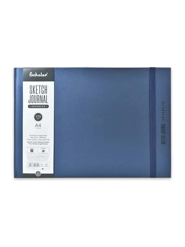 SCHOLAR A4 SKETCH JOURNAL ADVANCED 170GSM 48SHS