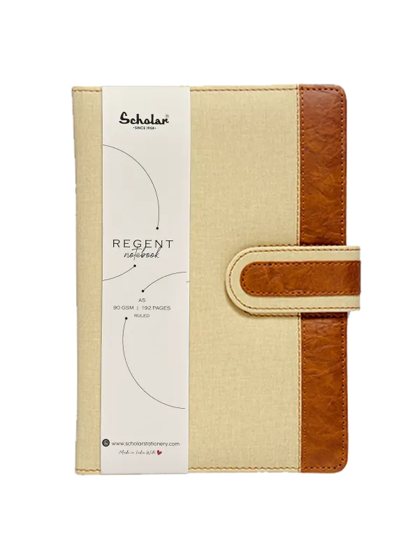 SCHOLAR A5 REGENT
NOTEBOOK-KHAKI 90GSM
96SHS