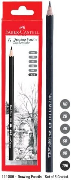 FABER-CASTELL 6PCS DRAWING PENCIL 1110-06