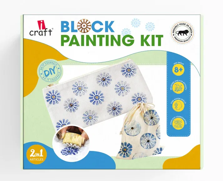 ICRAFT DIY BLOCK PAINTING KIT