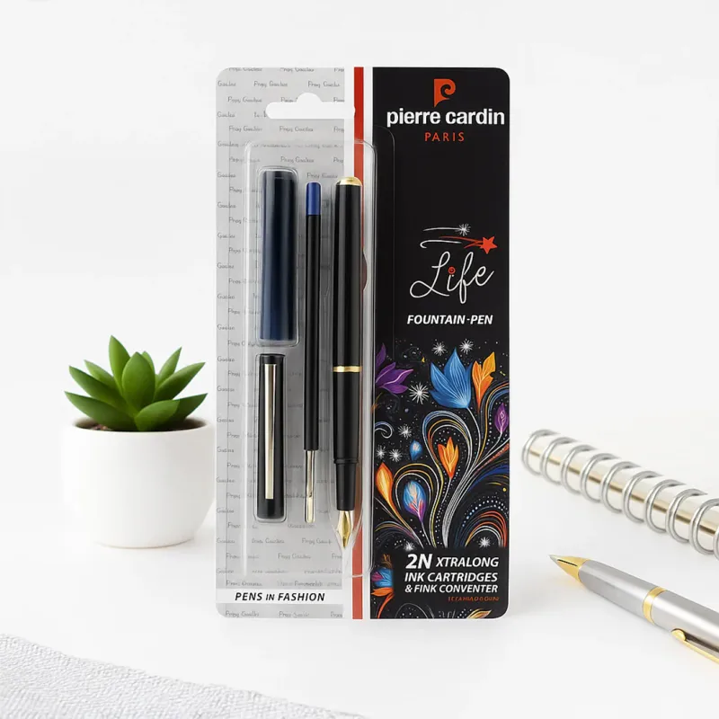 PIERRE CARDIN LIFE FOUNTAIN PEN W/BOX