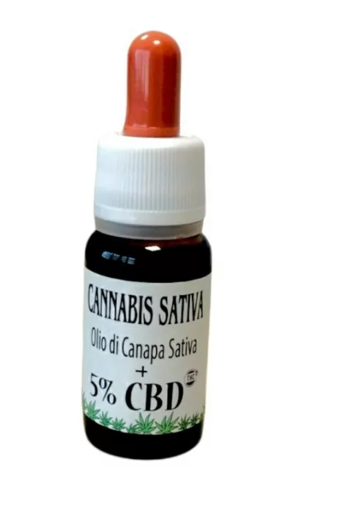 Olio di canapa e CBD 5% 10 ml