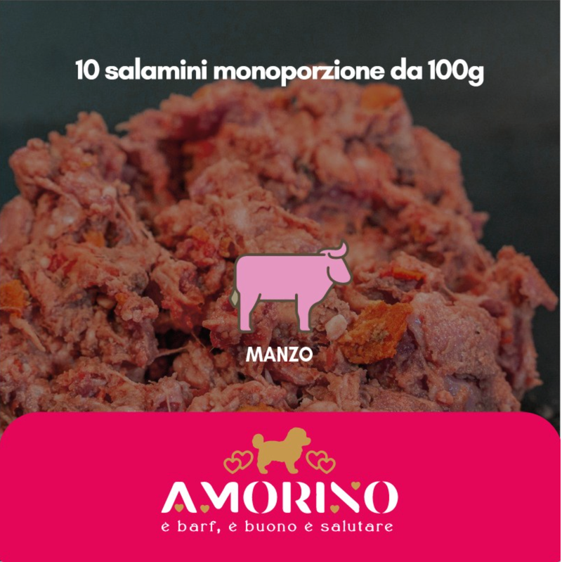 Amorino di Manzo 10 pezzi da gr. 100