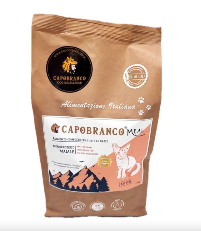 Capobranco Meal gatto - kitten maiale kg. 1,5
