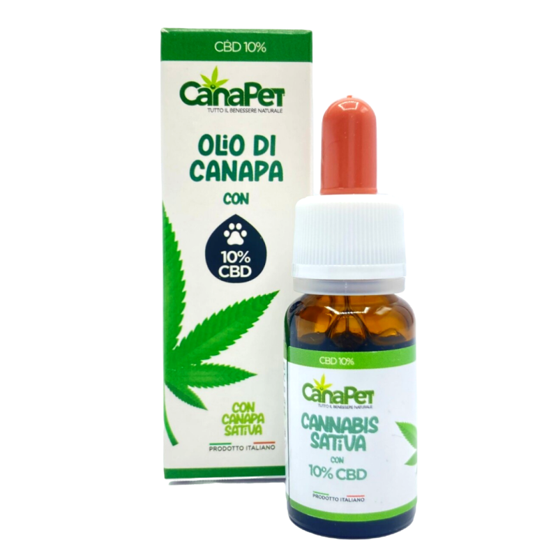 Olio di canapa e CBD 10% 10 ml