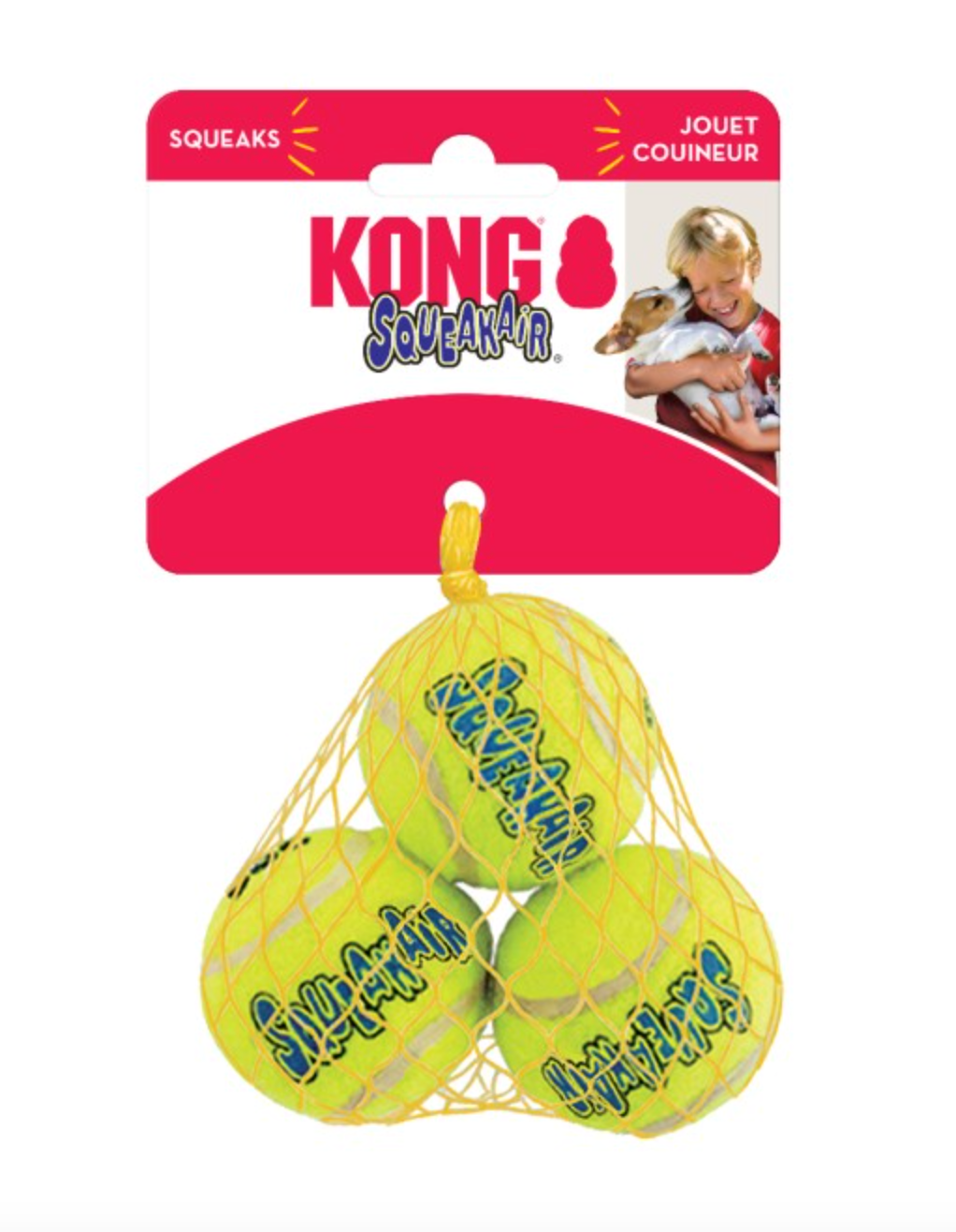 Palline Kong Squeakair - misura M  Ø 6 cm