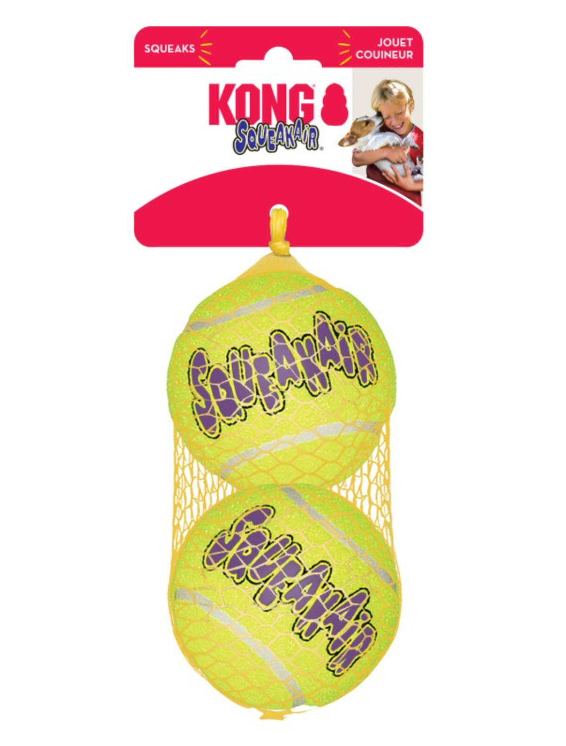 Palline Kong Squeakair - misura L  Ø 8 cm