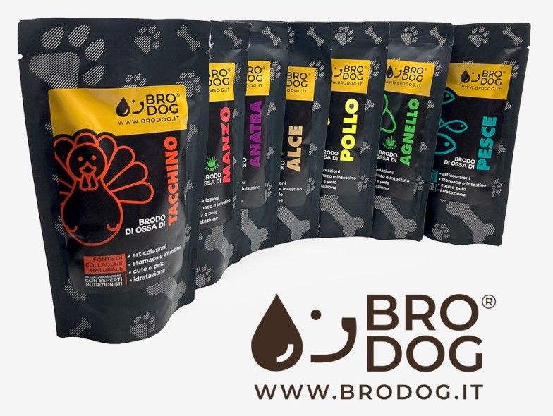 Box Brodo di ossa biologico per cani  e gatti 6pz