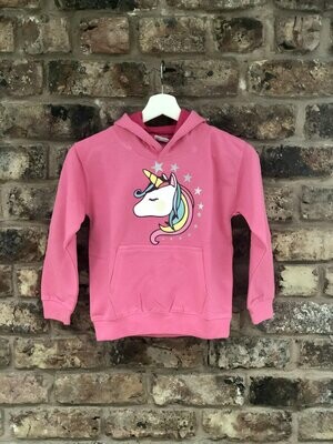 Pompops Pink Unicorn Hoodie