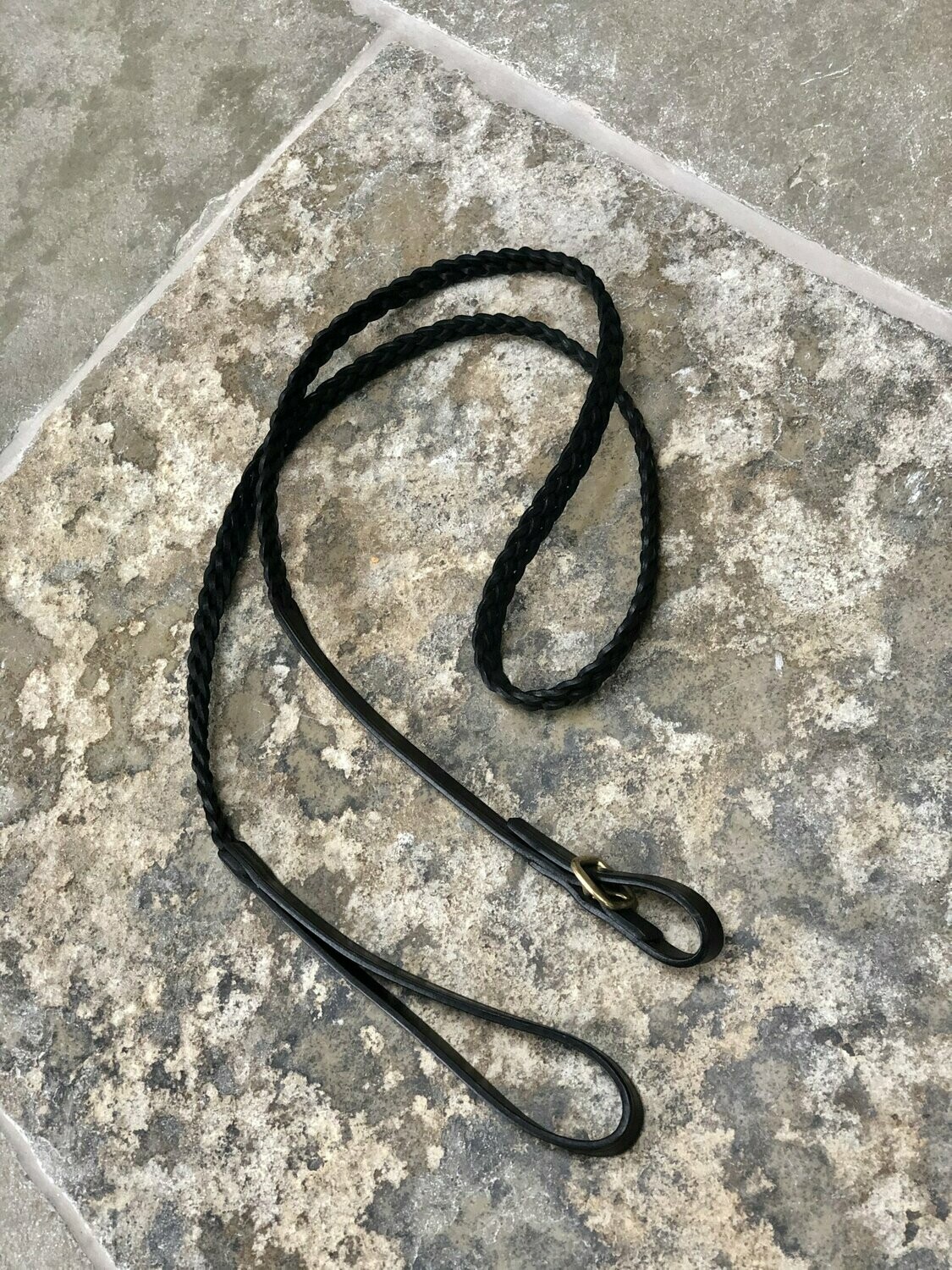 Plaited Leather Lead Rein