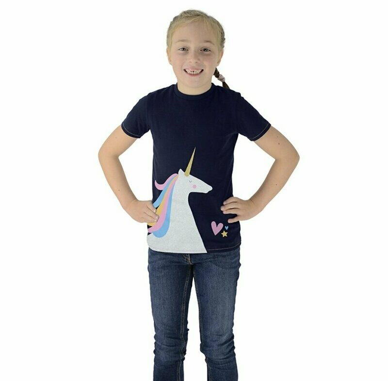 HyFASHION Magical Glitter Unicorn T-Shirt