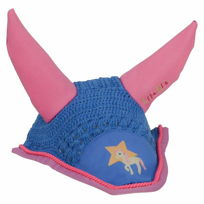 Little Unicorn Fly Veil - Regatta Blue/ Pink