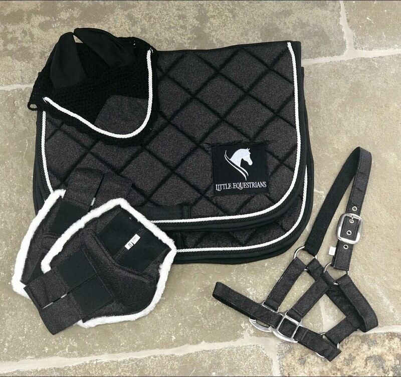 The All Black Glitter Matchy Set