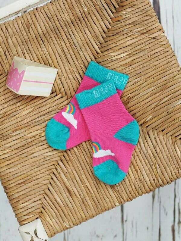 Magical Rainbow Sock