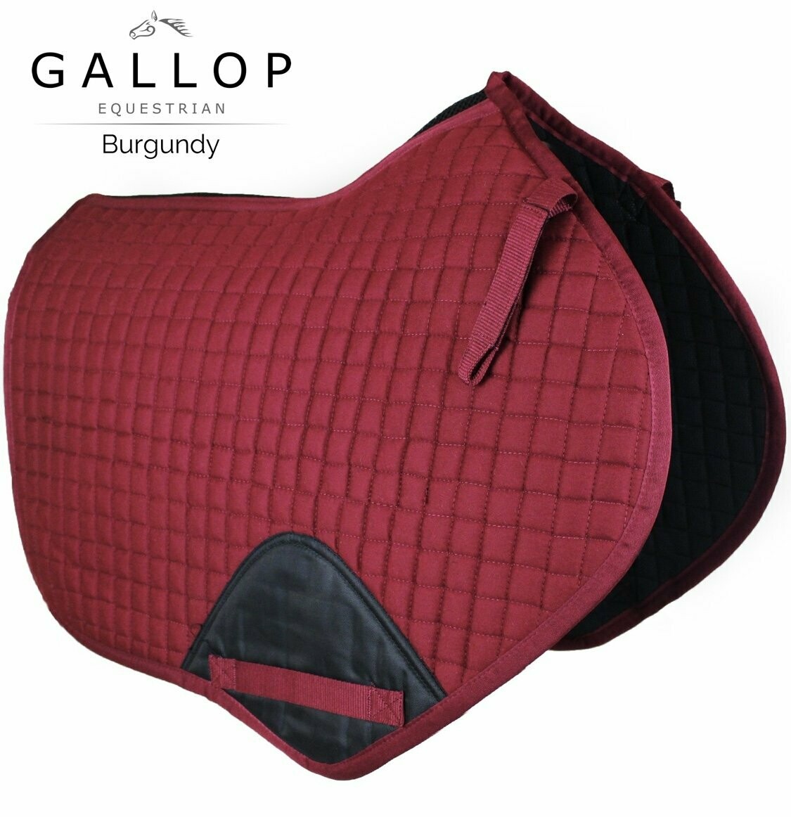 Prestige Close Contact/GP Quilted Saddle Pad Burgundy
