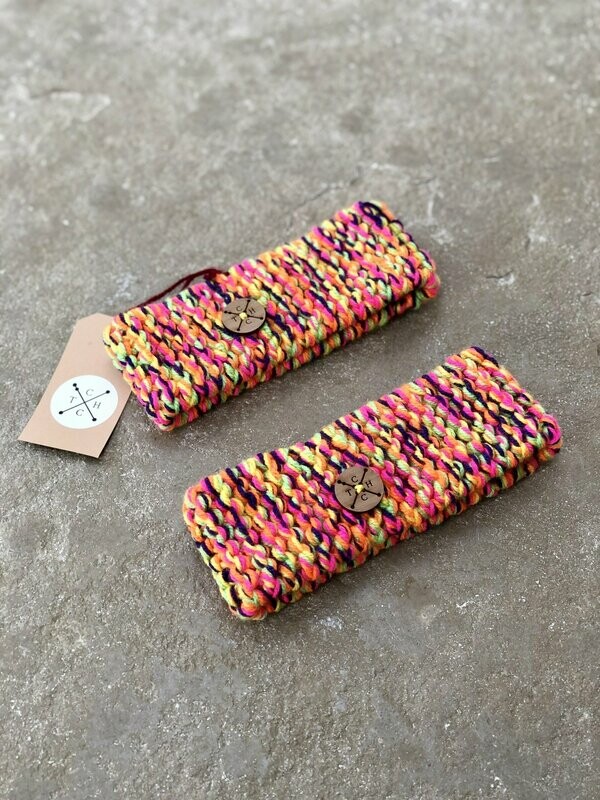 The Cosy Hat Company - Child's Neon Rainbow Headband
