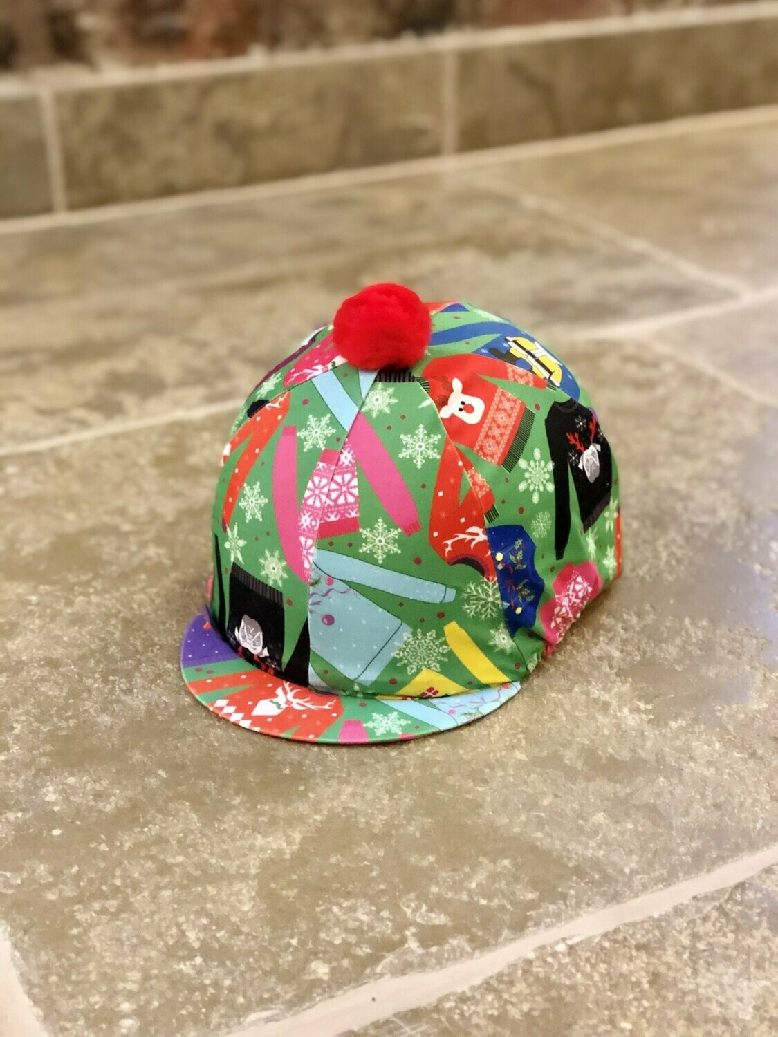 Christmas Jumpers Lycra Cap Cover