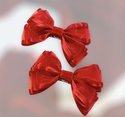 Red Show Bows Red Show Bows