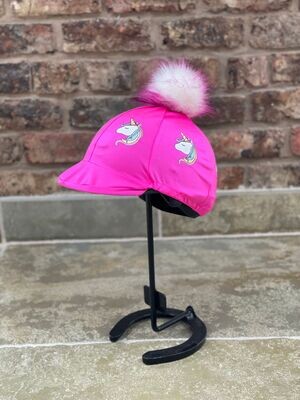 Pompops - Unicorn Range of Hat Silk - Cerise Pink WITH SOFT PEAK