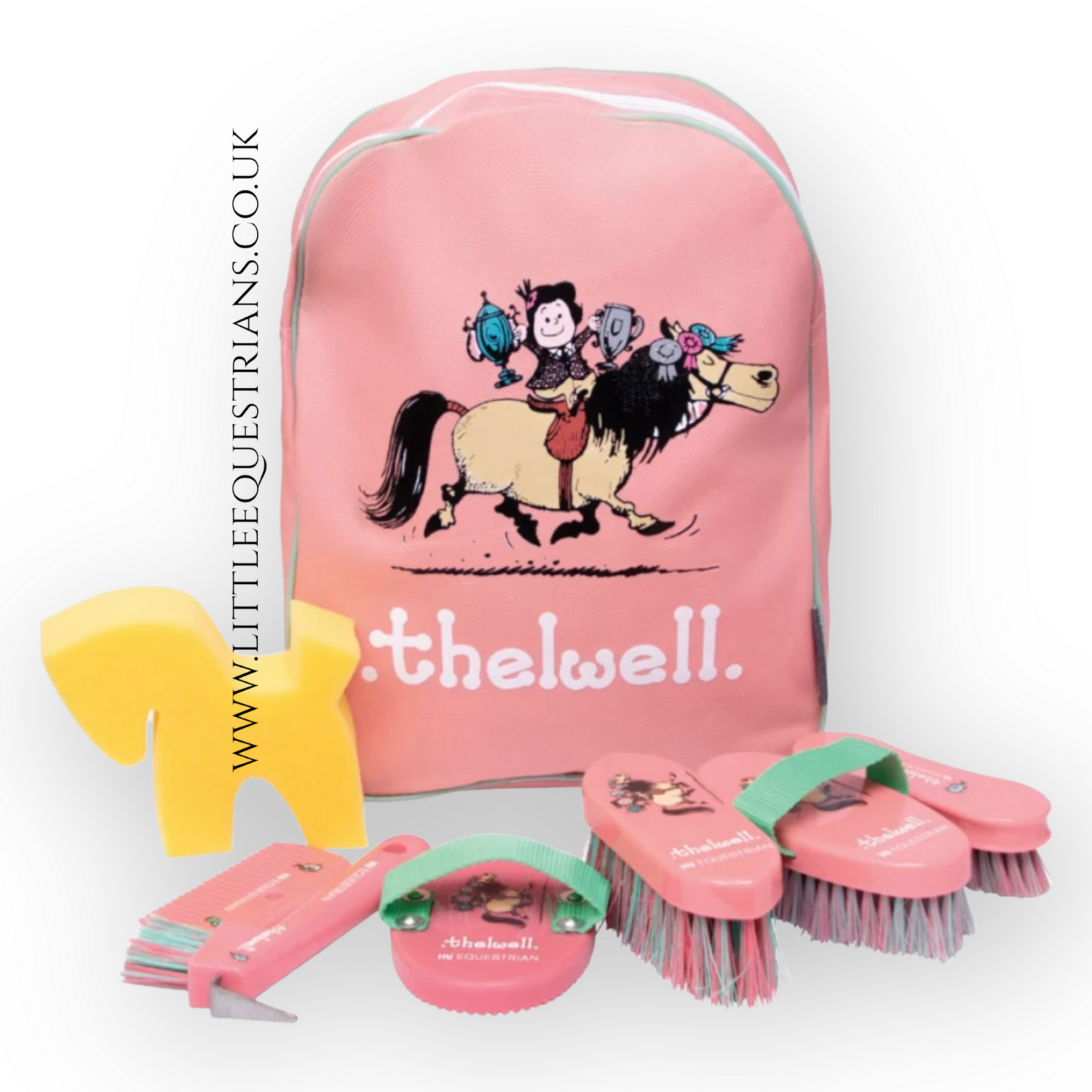 Hy Equestrian Thelwell Complete Grooming Kit Rucksack Thelwell Trophy