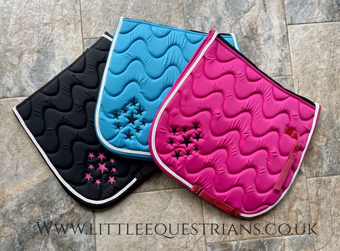 Rhinegold Wave Saddlepad with Stars - Pony Size