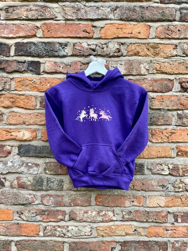 Pompops Purple Magical Unicorn Hoodie