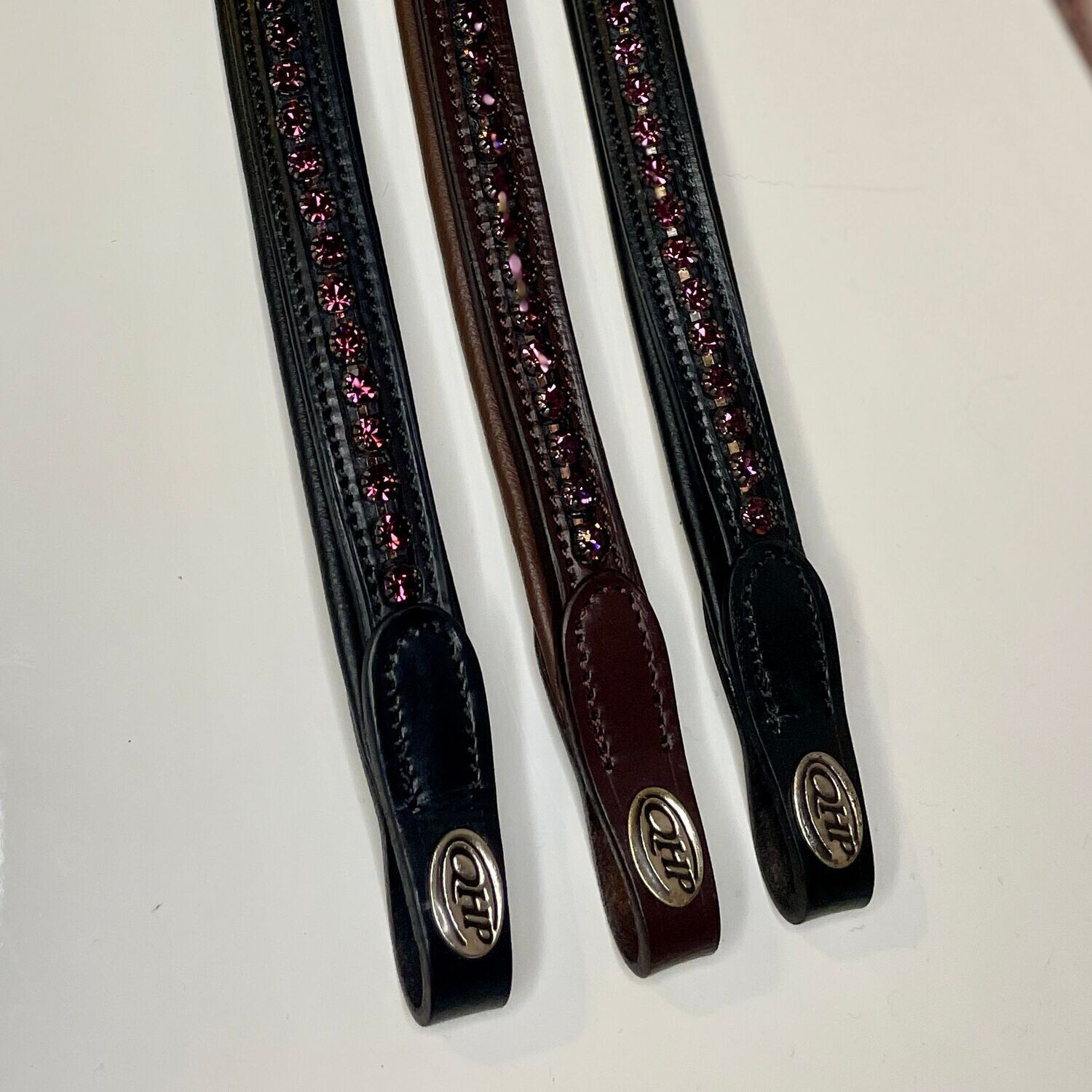 QHP Purple Diamante BROWBAND