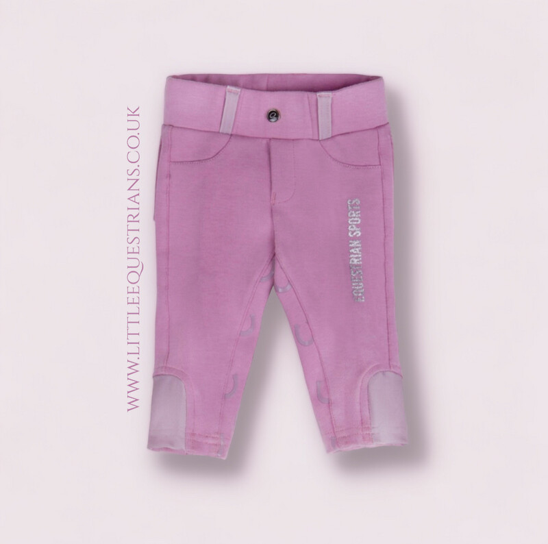QHP Dinky Dinky Full Grip Breeches  - Candy Pink