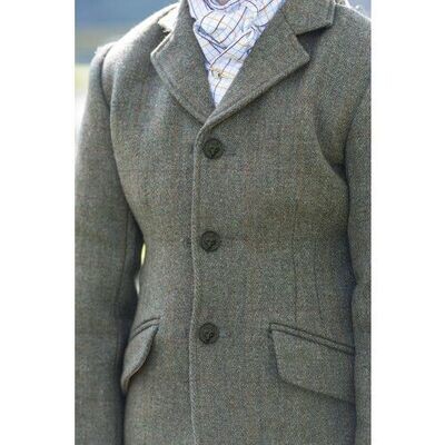 Veste D'équitation Enfant Equetech Adstock Tweed Vert - Taille 24 - NEUVE