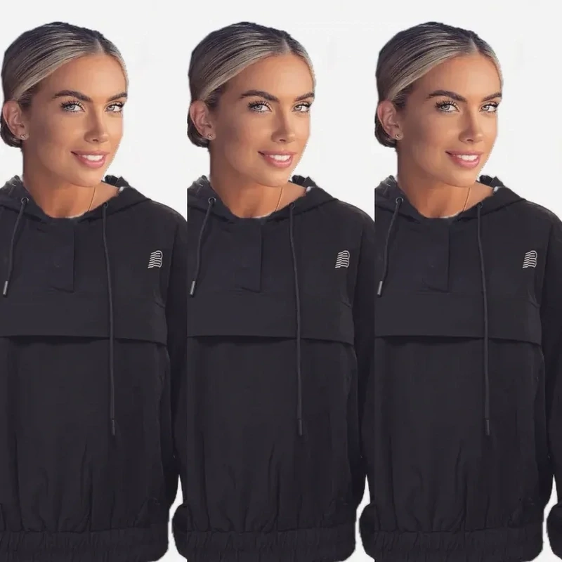 Black Shower Proof Hoodie