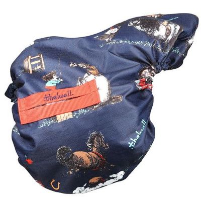 Hy Equestrian Thelwell Collection Practice Makes Perfect Saddle Cover Hy Equestrian Thelwell Collection Practice Makes Perfect Saddle Cover