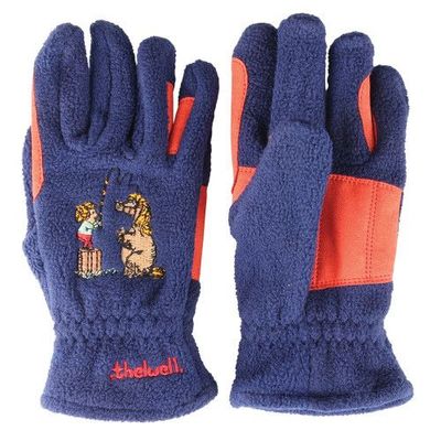 Hy Equestrian Thelwell Collection Practice Makes Perfect Children's Fleece Riding Gloves Hy Equestrian Thelwell Collection Practice Makes Perfect Children's Fleece Riding Gloves