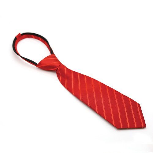 Luxury Red Ready-Tied Show Tie