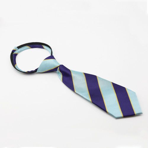 Pony Club Stripe Ready-Tied Zipper Tie & Scrunchie