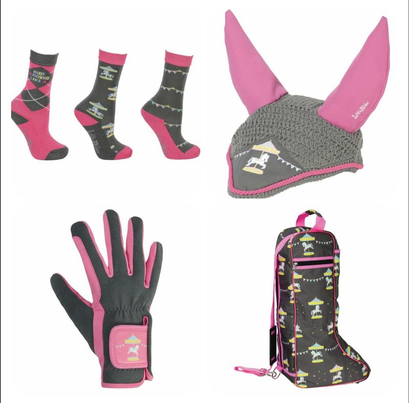 Merry Go Round SET - Boot Bag, Gloves, Fly Veil & Socks