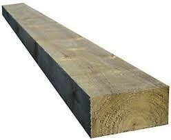 Tanalised 8ft Timber Sleepers 195