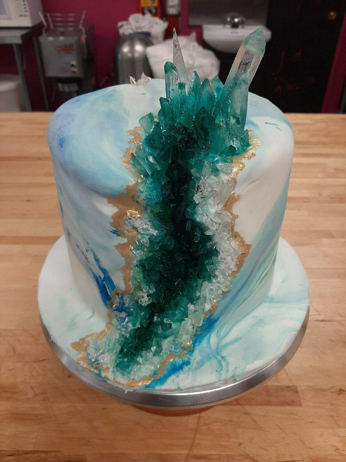 Blue Geode Cake | ANGELIKI KALOUTA | Flickr