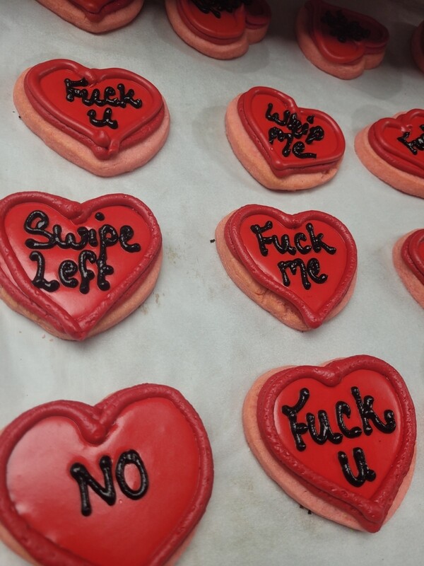 Anti valentines cookies 6 pack