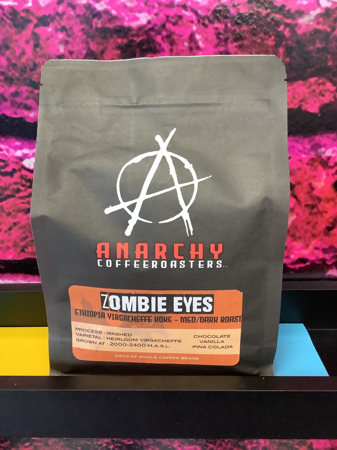 Zombie Eyes Anarchy Coffee