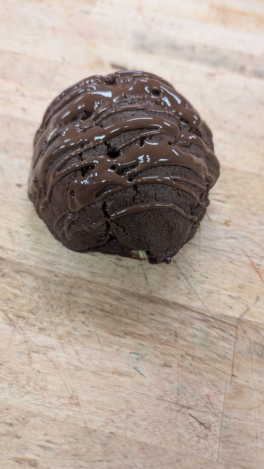 Double Chocolate Stuffed Cookie