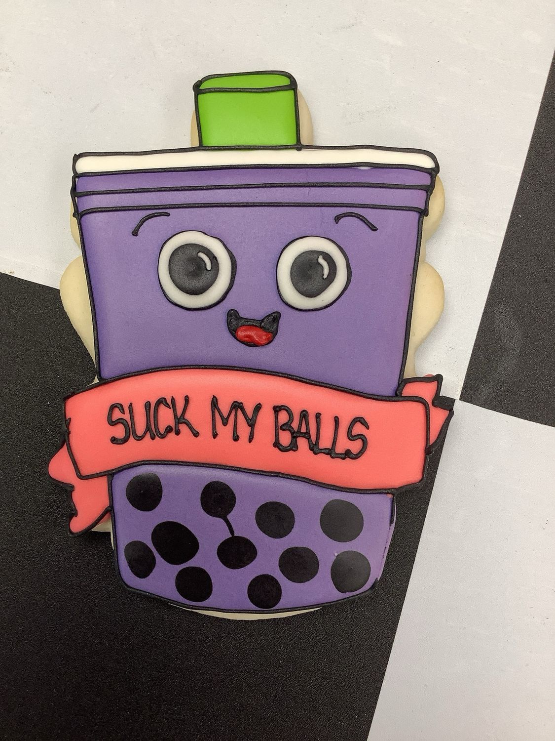 Suck my balls sugar cookie