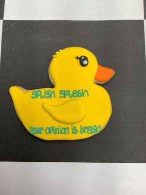 Cheeky Duck cookie