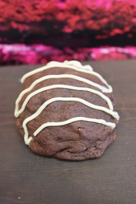 Chocolate Caramel Stuffed Cookie