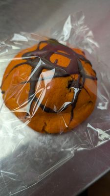 Orange Chocolate Stuffed Cookie